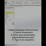Equation Driven Curves On Solidworks Caddrawing 3d Solidworksdrawing Solidworkstutorial