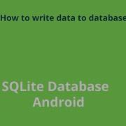 Android SQLite Database Tutorial How To Insert Data Into SQLite Database Android Studio 2