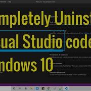 How To Completely Uninstall Visual Studio Code From Windows