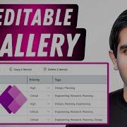 How To Build A Modern EDITABLE Grid Using Gallery In Power Apps 2025