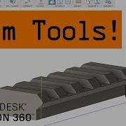 Как создать инструмент формы в Fusion 360 FF103