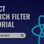 Search Filter React Tutorial Search Bar In React