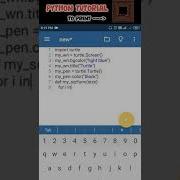 Python Tutorial Python Turtle Program Shorts Basiccode Python