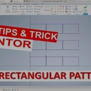 Inventor How To Use Rectangular Pattern Sketch