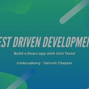 Test Driven Development Demo Build A To Do App With React
