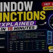 Window Functions Explained In 15 Minutes
