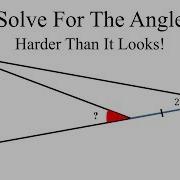 How To Solve For The Angle Viral Math Challenge