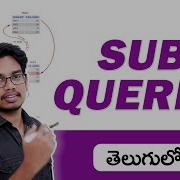 Sub Queries In SQL SQL Tutorials In Telugu Oracle In Telugu SQL