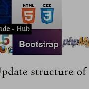Phpmyadmin 109 Update Structure Of Tables