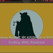 How To Draw RADHA स ग KRISHNA In PYTHON By Coding With Prashant Radhe Radhe Jay Shree Ram