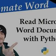 Automate Your Word Document Analysis With Python