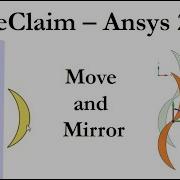 Move Mirror Tools In SpaceClaim Ansys CAD Tutorial