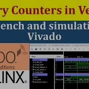 Counter Design In Verilog With Test Bench In Vivado FPGA