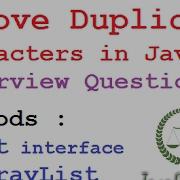Remove Duplicate Character From Any String In Java Interview Question