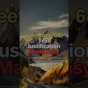 LeetCode 68 Text Justification Made Easy Shorts Short