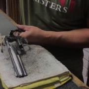 Final Cleaning Of Hand Etched Colt Python