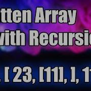 Flatten An Array With Recursion In Javascript