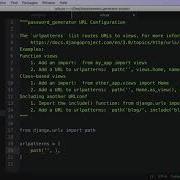 Django 3 Tutorial URLs