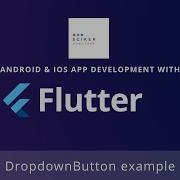 Flutter DropdownButton Android And IOS Hybrid Application Development Tutorial