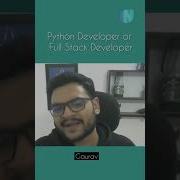Python Developer Or Full Stack Developer Shorts