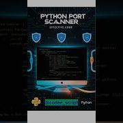 Build A Basic Port Scanner In Python Python Networking Tutorial Cybersecurity Portscanner