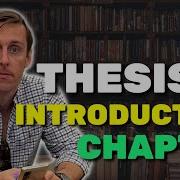 How To Write The Introduction Chapter To A Thesis Or Dissertation Examples Model