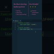 Use Emojis As CSS List Item Markers HTML CSS Shorts