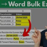How To Automatically Create Word And PDF Documents From Excel Data No Coding Required