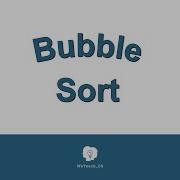 Bubble Sort Card Animation