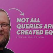 Efficient Semantic Comparison Of GraphQL Queries Derek Kuc Apollo GraphQL