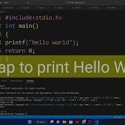 Hello World In C Programming Print Hello World In C Language