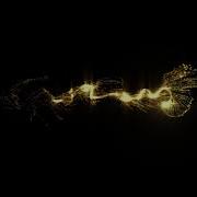 Golden Particles 01 Greenscreen