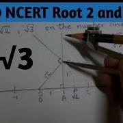 Class 9 Represent Root 2 And Root 3 On The Number Line Construction Of N Maths Ncert