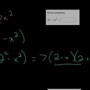 Difference Of Squares Practice