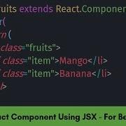 Create Component Using JSX React For Beginners 13