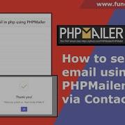 Как отправить электронное письмо с помощью PHPMailer в PHP через контактную форму SMTP сервер G