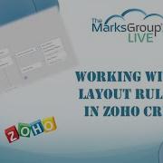 Working With Zoho CRM Layout Rules