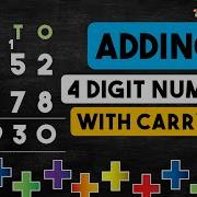 Addition Of 4 Digit Numbers With Carrying