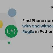 How To Find Phone Number Using Python RegEx RegEx 03 Python Programming