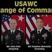 U S Army War College Change Of Command Maj Gen John Kem To Maj Gen Stephen J Maranian