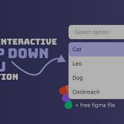 Figma Dropdown Menu Animation Interactive UI Tutorial