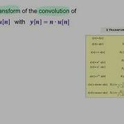 Example Avoiding Convolution Using Z Transform