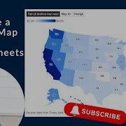 Как автоматизировать создание карты Flourish с помощью Google Sheets данные о ценах на газ в реа