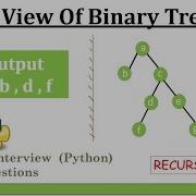 Left View Of A Binary Tree Algorithm Code LEETCODE 116 PYTHON 2020