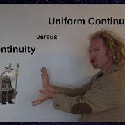 Continuity Versus Uniform Continuity