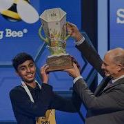 Победный момент национального конкурса правописания Scripps Spelling Bee 2026 года