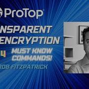 Transparent Data Encryption TDE Commands