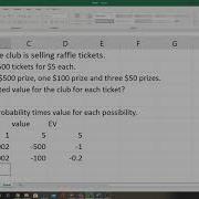 MAT 143 Unit 4 Expected Value