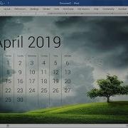 How To Create Calendar In Microsoft Word Tutorial