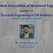Lecture On Structural Engineering In Tall Buildings February 26 2026